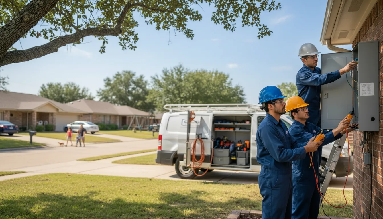 Certified electrician providing emergency electrical services in Springport, IN